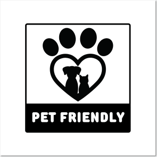 Pet Friendly Notice For Your Business Posters and Art